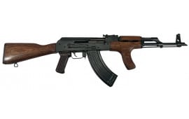 Romanian AKM / AK47 AK47 Semi-Auto Rifle, 7.62x39 Barrel, 45 Degree Muzzle Break, Original Wood Stock and Dong Handguard