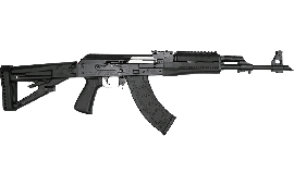 Zastava Arms ZPAP M70 AK-47 Rifle 7.62x39 30rd - New 16.3" Chrome-Lined Barrel, 1.5mm Receiver and Bulged Trunnion, Black Furniture - ZR7762BM