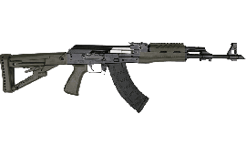 Zastava Arms ZPAP M70 AK-47 Rifle 7.62x39 30rd - New 16.3" Chrome-Lined Barrel, 1.5mm Receiver and Bulged Trunnion - OD Green Furniture - ZR7762GM