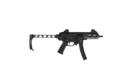 Military Armament MAC IX, Semi Automatic Pistol, 9mm, 6.5" Barrel, 30rd Magazine (MP5 Compatible), Fixed Brace, Black - 12755003