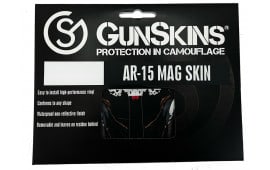 GunSkins AR-15 Mag Skin - Various Patterns Available - Easy to Install and Remove - Heat Activated Vinyl 