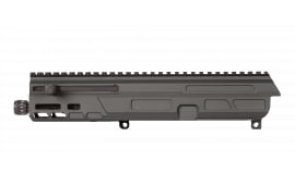 Matador Arms MAT-9K Roller Delayed Upper Receiver, 6061-T6 Anodized, 5" Threaded Barrel, Non-Reciprocating Charging Handle, Fits AR-9 Lower Recievers, Black