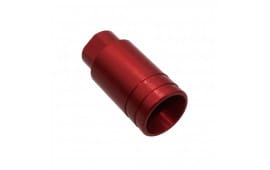 AR-15 Flare Can Recoil Compensator Forward Muzzle Device - Anodized Red - MB15-DVRT-RD