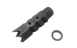 Shark Muzzle Brake .308 Caliber - 5/8 X 24 Pitch Thread w/ Crush Washer - MBR35 - For AR-10, .300 B/O, and 7.62x39 Caliber AR-15 Rifles