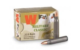 Wolf MC22362HP Performance / Military Classic 223 Remington, 62 GR, HP - 500rd Case