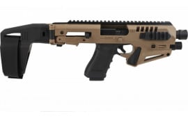 RONI Stabilizer, FDE for Glock 17/22/31 NO NFA REQUIRED by CAA