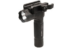 UTG Leapers Combat Aluminum Foregrip with Built-in LED Flashlight - 400 Lumen - MNT-EL223GPQ-A