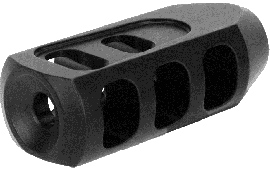 TacFire  Tanker Muzzle Brake  Black Oxide Steel with 5/8"-24 tpi Threads 2.76" OAL 1.37" Diameter for 308 Win