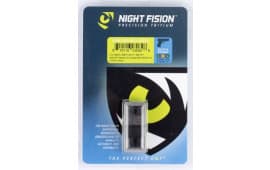 Night Fision SAW201003OGZ Night Sight Set Square S&W M&P/SD9 VE/SD40 VE Green Tritium w/Orange Outline Black