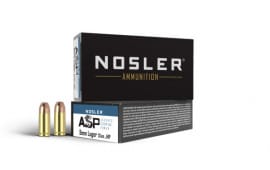 Nosler 51054 9mm Assured Stopping Power (ASP) 124gr Jacketed Hollow Point Ammunition - 50rd Box