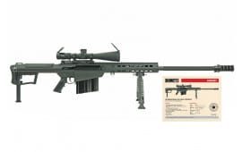 Barrett M107A1 50BMG International Military Contract Rifle, W / Leupold Mk 5 HD 5-25x56 Scope, 2-10 Rd Mags, Hard Case, Black Cerakote, BAR19600