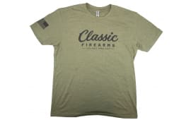 NEW Classic Firearms T-Shirt - Military Green