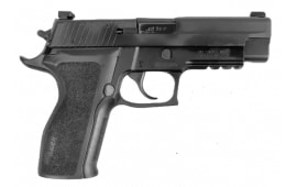 Sig Sauer P226 .40 S&W 4.4" Barrel 10rd Semi-Auto Pistol, DA/SA, E2 Grips, SIGLITE Night Sights W/ 3 Magazines - Surplus Very Good Condition