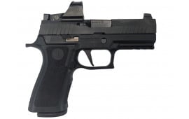 Sig Sauer P320 LE USED 9mm NATO Pistol, 3.9" barrel, Night Sights, 1-17rd Magazine, Romeo 1 Optic, Black - Good/Very Good Condition -USD-320CA-9-RO-S