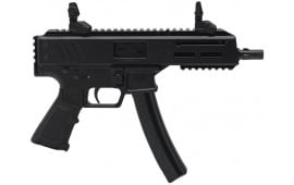 Panzer Arms HAN9, Semi Automatic 9mm Pistol, 6.5" Barrel, (2) 30rd MP5 Magazines, MLok Handguard, Flip Up Sights, 1913 Rear Attachment - PAHAN9PCCB
