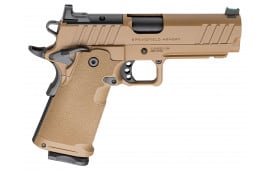 Springfield PH9117AOSCB Prodigy 1911 9mm Pistol, Optic Ready, 4.25 Match SS Barrel, 1-17 + 1- 20 Rd Mag, Ambi Safety, Grip Safety, Coyote Brown