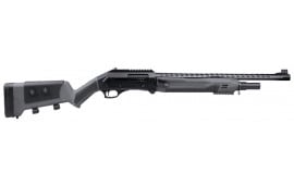 Panzer Arms FS1 PRO, Folding Semi-Auto Shotgun,18.5" Barrel, 12 Gauge, 3" Chamber, 4+1 Capacity, Mobil Chokes, Grey Polymer Furniture w/ Heat Shield, Match Saver