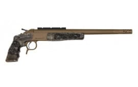 CVA Scout Pistol CP614S Pistol 22-250 Rem 14" 1rd Break Action Threaded Barrel Bronze/RT Excape Brake.
