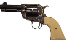 Pietta - Single-Action Revolver - 3.5" Barrel - .45LC - 6 Round Cylinder - Blued, and Case Hardened w/ Grey Grips - PIHF45CHSR312NMGG