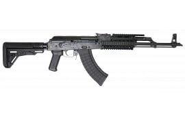Pioneer Arms Sporter Rifle Semi-Auto, 7.62x39mm AK-47 - w/ Quad Rail & Adjustable Stock - POL-AK-S-FT-AS-QUAD