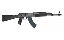 Pioneer Arms Forged Series AK-47 Sporter Rifle, Black Polymer Stock, 7.62x39, S/A, 2-30 Rd Mags, Polish Mfg. POL-AK-S-FT-P