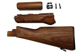 Pioneer Arms Premium Polish Imported Laminated Wood Furniture Set, Includes Butt Stock, Upper & Lower Handguard with Stock Screws - POL-AK-WOOD-SET