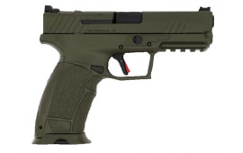 Tisas PX-9 Gen 3 Duty - Semi-Auto Pistol - 4.11" Barrel - 9mm - 20 Round Mag - Optic Cut, Fiber Optic Front Sight, OD Green - PX-9DODG