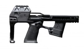 FLUX DEFENSE Raider X, P320 Micro PDW Chassis, Deployable Brace, CHASSIS ONLY (FCU/SLIDE NOT INCLUDED), Black 