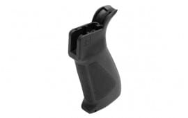 Leapers UTG - AR15 Grip - Ulta Slim Grip - Black Polymer - Grip Storage - 18 Degree Grip Angle - Fine Tectured Pannels - RBT-APG01B