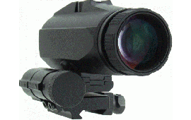 Tacfire - Eagle Eye V1 - Red Dot 3x Magnifier - Push Button Flip-To-Side - Black - Multi-Height Mount - RDX3M-B