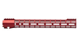 Aero Precision M5 15" ATLAS S-ONE M-LOK Handguard - Bordeaux Red Anodized - APRA538263A