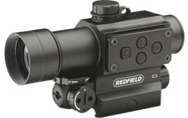 Redfield Counterstrike Tactical Red Dot Sight 30mm Tube 4 MOA Red and Green Dot with Integral Red Laser and Mount Model 117850