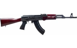 Century Arms VSKA AK-47 Semi Automatic Rifle 16.5" Barrel 762X39 ,30 Round U.S. Palm Magazine, Red Wood,  Chevron Brake - RI4335-N