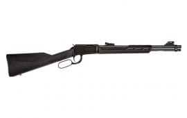 Rossi RL22W201SY Rio Bravo Lever Action 12+1 18" Round Barrel, Black, Polished Metal Finish, Synthetic Stock