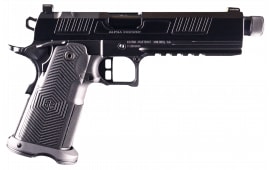 Alpha Foxtrot AF1911-ROMULUS 5" Threaded Barrel, Optic Ready, RMSC Footprint, 1911 9mm Pistol, 19rd Magazine,  DLC Finish - 48408
