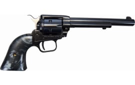 Heritage Manufacturing RR22B6BLKPRL Rough Rider .22 LR Revolver, 6.5" Barrel, Black Pearl Grips 