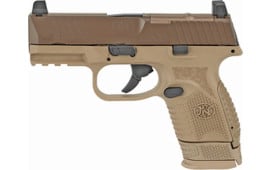 FN 66100575 509 Compact MRD 9mm Luger  3.70"  10+1 , Flat Dark Earth , No Manual Safety , Optics Ready