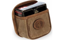 Browning 121040084 Santa Fe Shell Carrier Tan Canvas Body w/Leather Accents Holds 1 Box