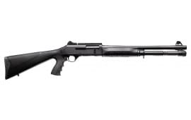 AKSA Arms S4 Semi-Automatic 12 Gauge Shotgun, 18.5" Barrel, 5+1 Capacity - Black - 12058