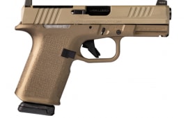 Ruger RXM, 9mm Semi-Automatic Pistol, 4" Barrel, Burnt Bronze Frame, FDE Slide 2-15rd Magpul Magazines, Co-Witness Blacked Out Rear Sight w/ Tritum Front - 19418 