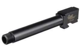 SGM Tactical Glock 17 Compatible Black Nitride Threaded Barrel - SGMTGB17TN