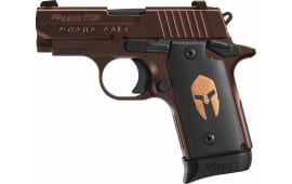 Sig Sauer P238 Spartan 380 ACP Pistol, ORB NS SAO 6rd - 238380SPARTAN