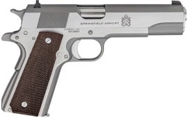 Springfield Armory Mil-Spec 1911 Pistol 5" Barrel .45 ACP 7rd - Stainless Finish - PBD9151L