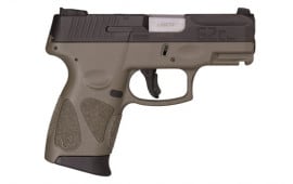 Taurus G2C 9mm Pistol 12+1 Black/ODG - 1G2C93112O