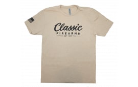 NEW!! Classic Firearms T-Shirt - Tan
