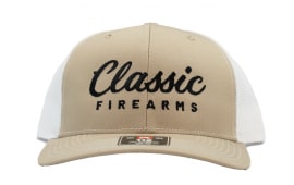 NEW!!! Classic Firearms Trucker Hat - Tan