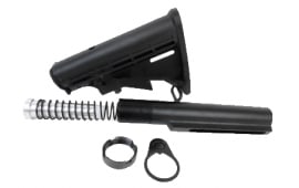 Commercial AR-15 Adjustable Stock w/ Collapsible Buffer Tube Kit - 6 piece - ST003+ST007