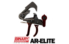 Franklin Armory AR-ELITE AR-15  Binary Trigger, Limited Edition, Includes Crimson Red Curved and Flat Trigger Bows & Safety Lever  - 00-50631-CRM