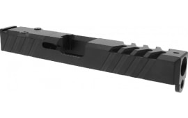 Glock Compatible 17 Gen 3 9mm Slide - RMR Ready W/ Cover Plate - Ported Slide - Cerakote Black Finish