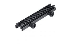 UTG Leapers Low-profile Full Size Riser Mount, 0.5" High, 13 Slots MNT-RS05L
